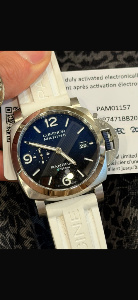 Panerai Luminor Marina eSteel™ 44mm Blu Profondo (Ref. PAM01157)