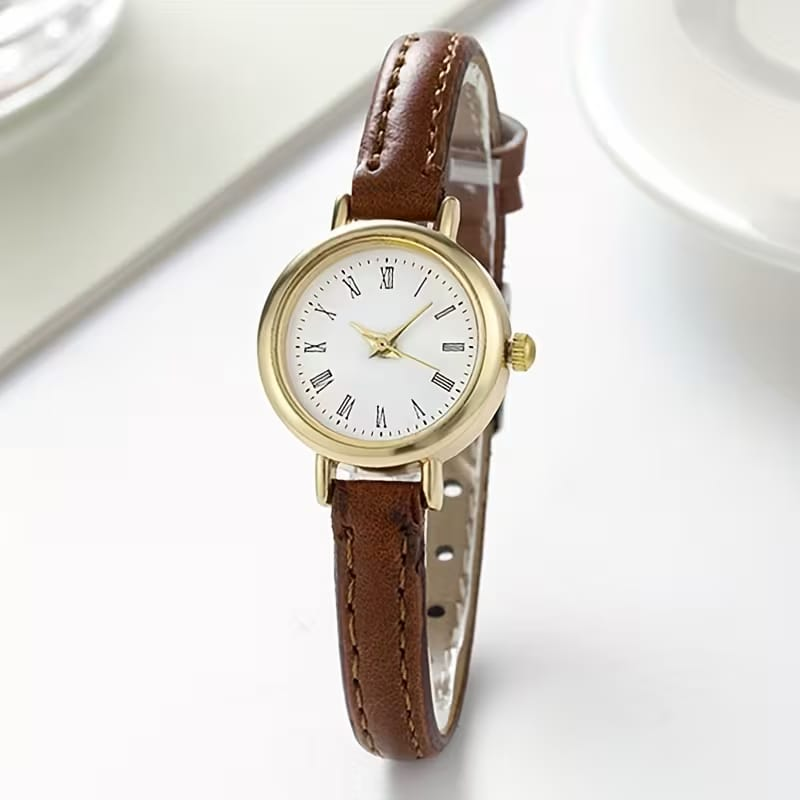 Vintage Petite Roman Numeral Watch - Lifestyle